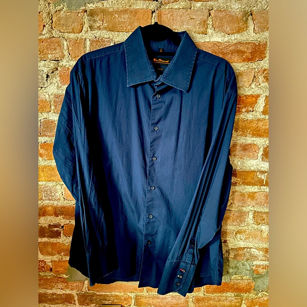 Ben Sherman Navy Blue Men’s Button Down